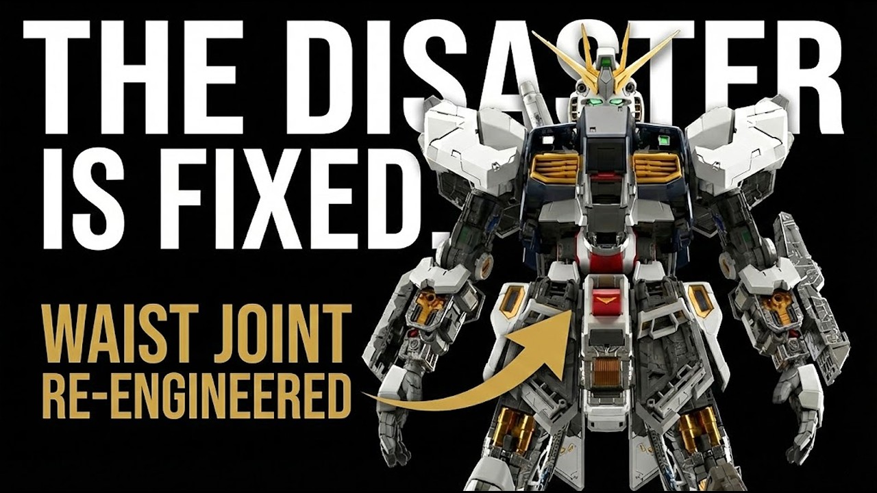 PG Unleashed Nu Gundam: Bandai FIXED the Fatal Flaw!