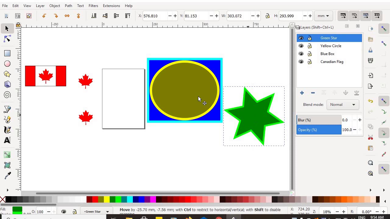 InkScape Lesson: 6 Working with Layers