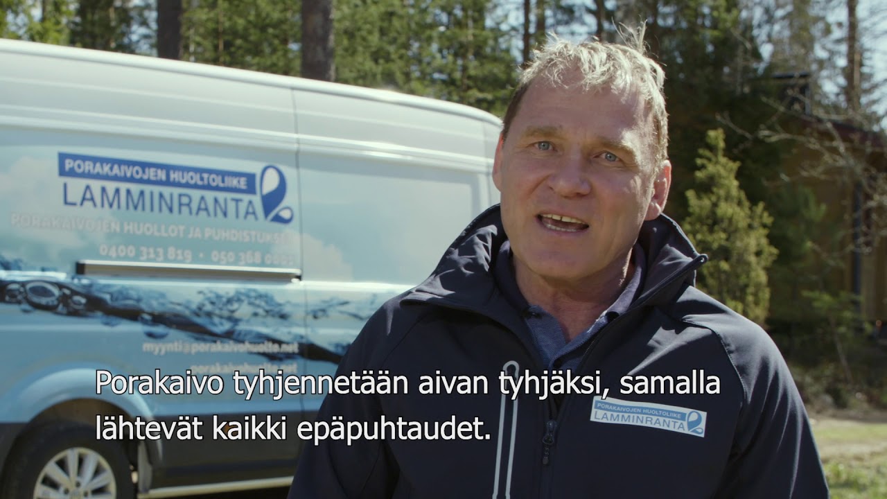 Porakaivon puhdistus Lamminrannan AQwell-tekniikalla