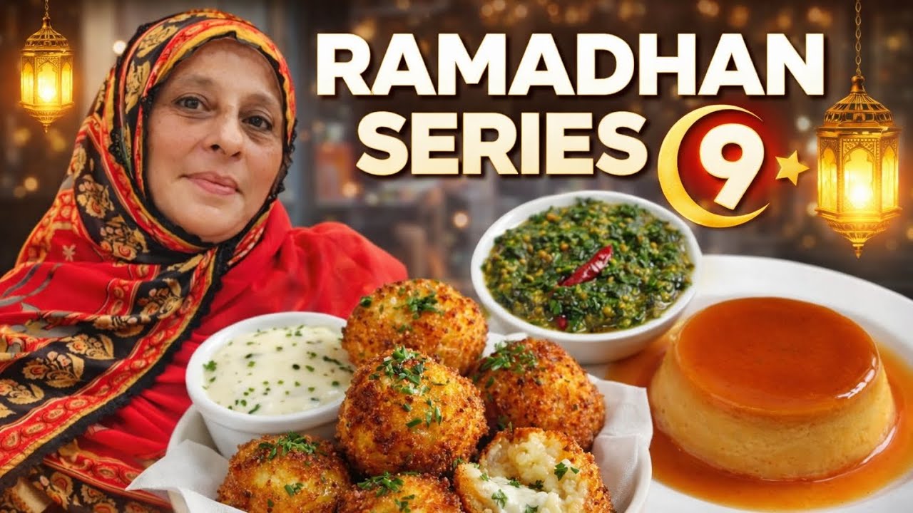 ✨ Ramadhan Series 9 is here!Aaj ka iftar special — crispy bites, healthy dal palak 