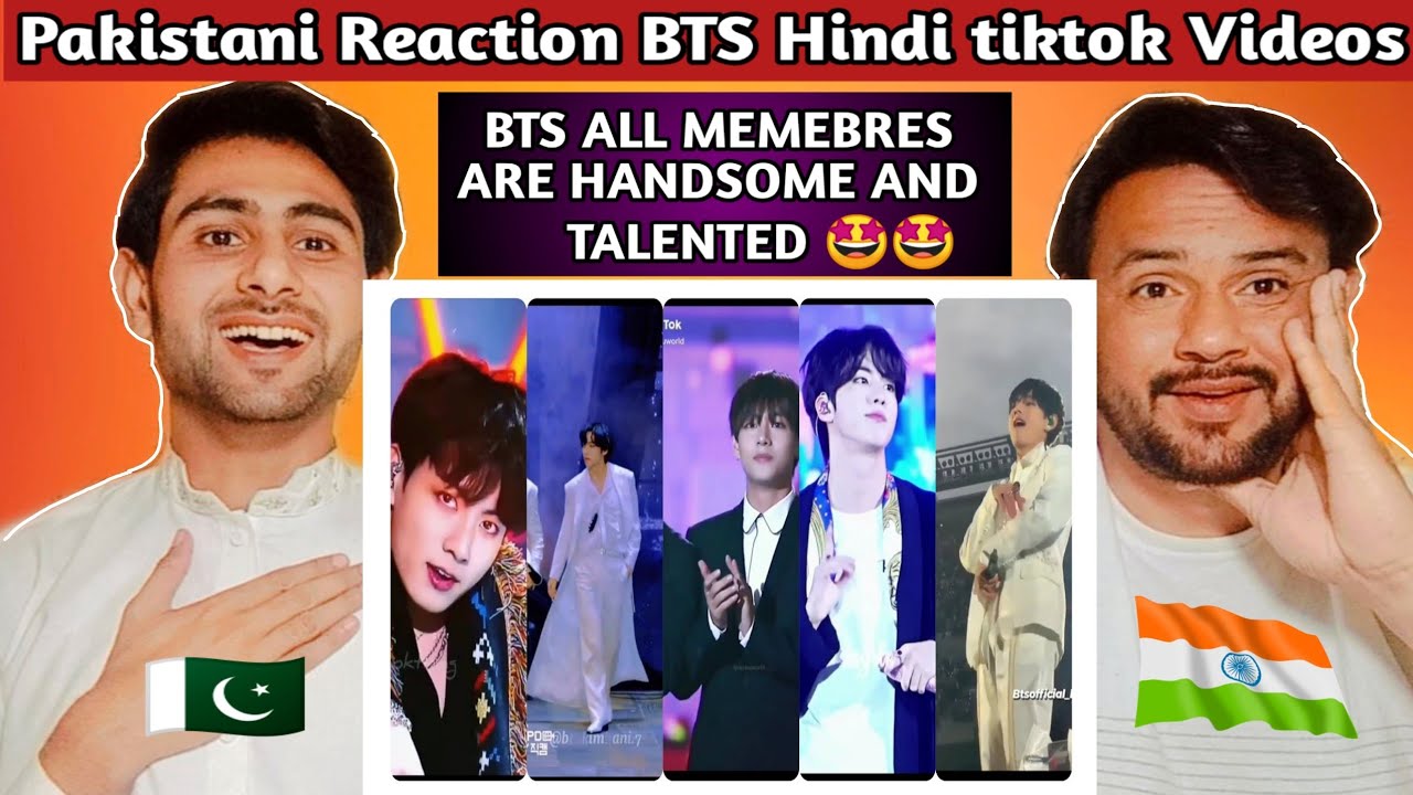 Pakistani reacts tiktok BTS Hindi mix songs tik tok videos) taekook,vmin,namjin,jhope | Pak Reaction