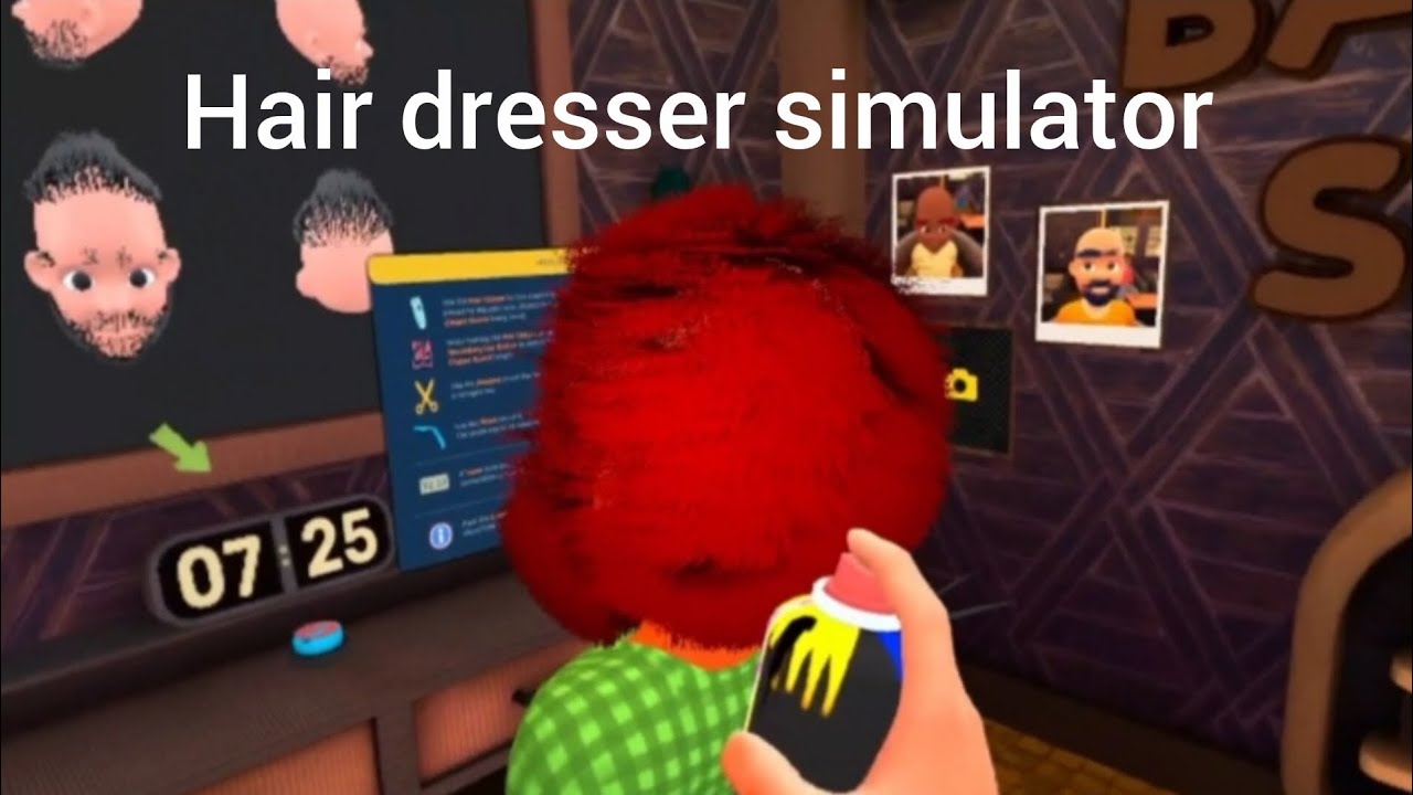 I play barbershop simulator for the first time 