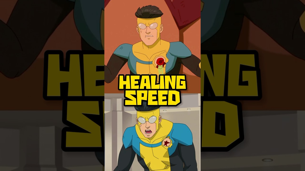 Invincible's Healing Factor Is Much FASTER Now | Invincible Season 3 #invincible #comics #shorts