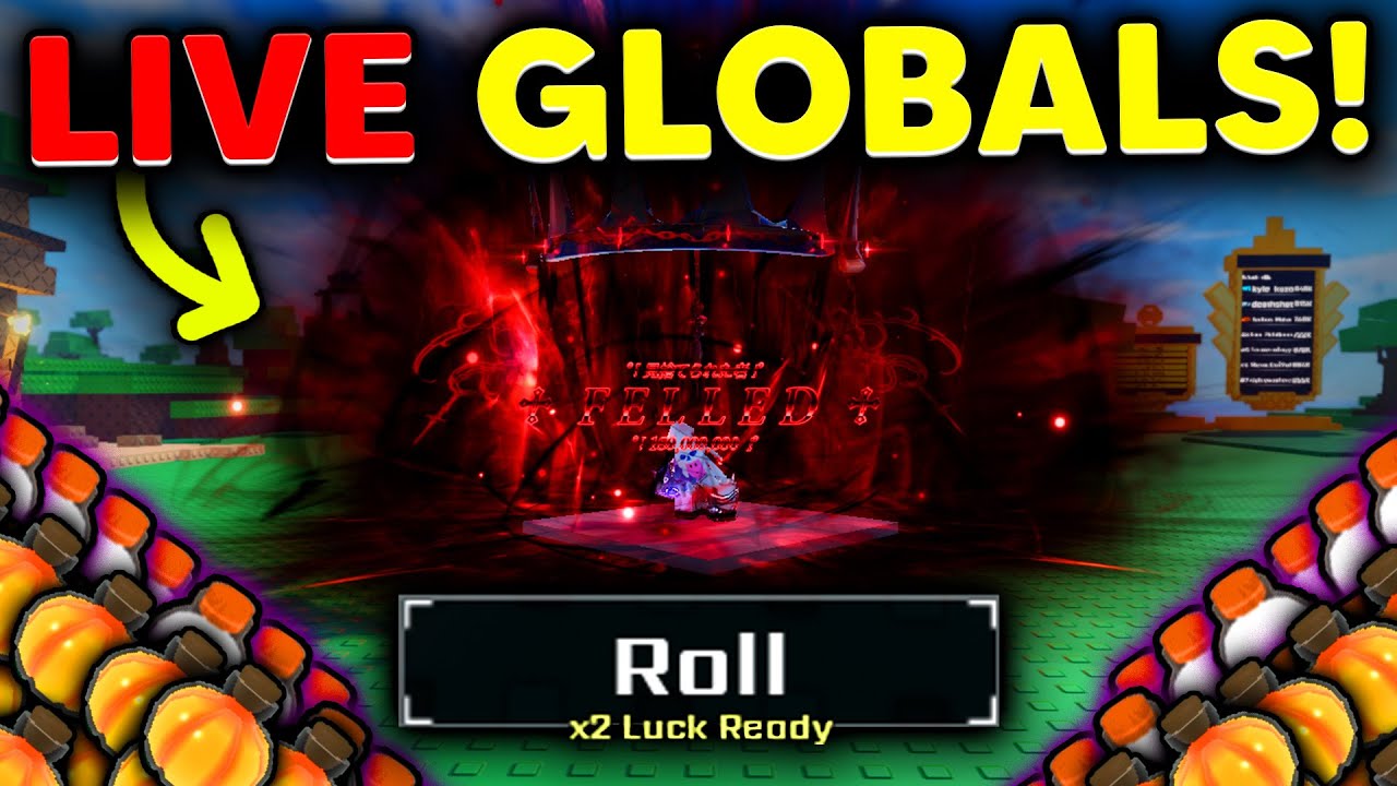 (LIVE) USING HUNDREDS OF POTIONS FOR GLOBALS... | Sol's RNG