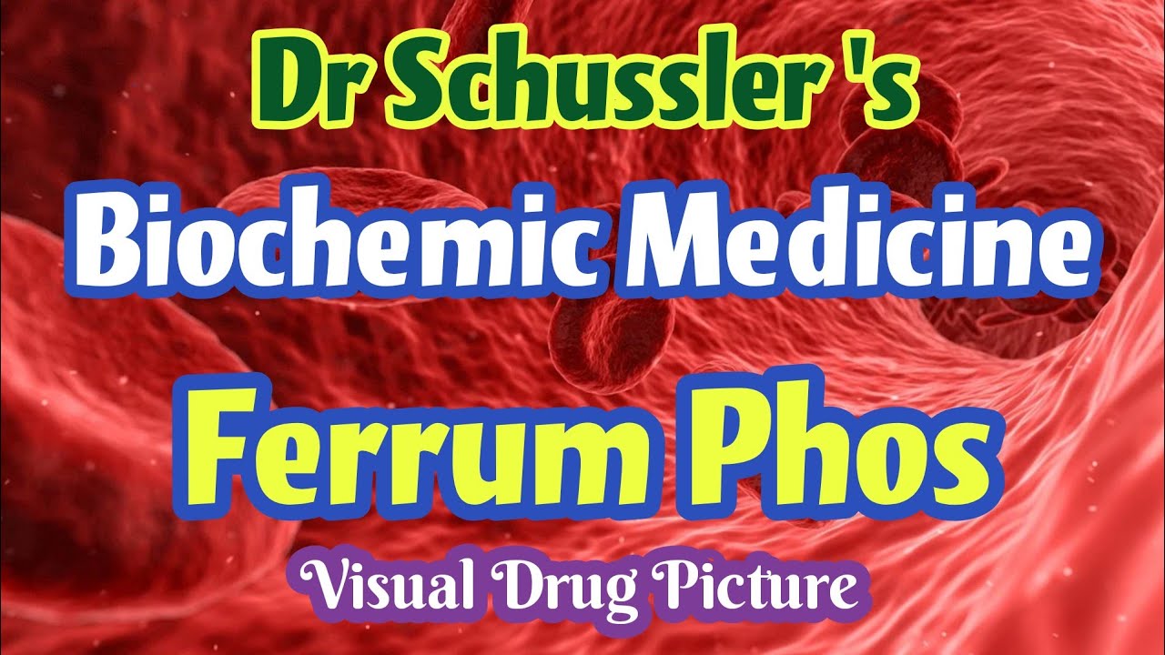 Ferrum Phos 3x,6x,12x,30, 200 Uses |Biochemic Medicine |Anemia, Fever, Inflammation | 12 Tissue Salt