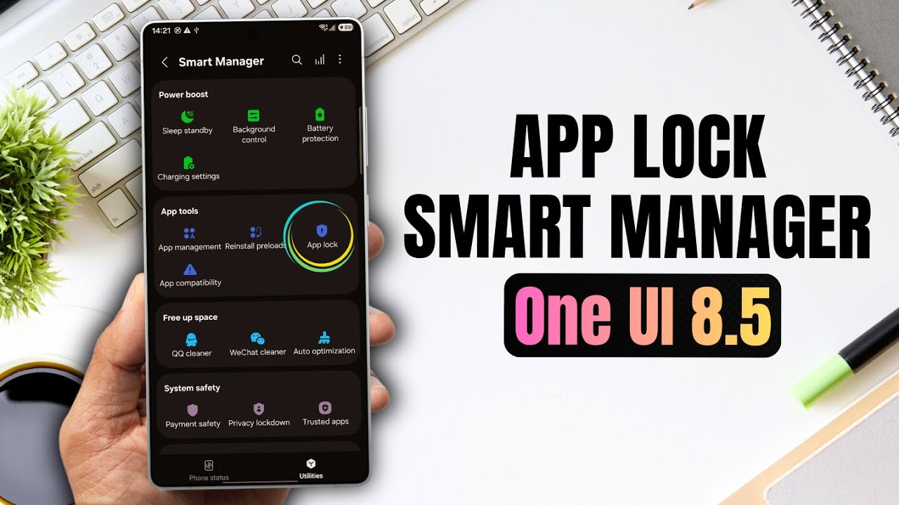 THIS IS HUGE !  - One UI 8.5 APP LOCK & NEW SMART MANAGER