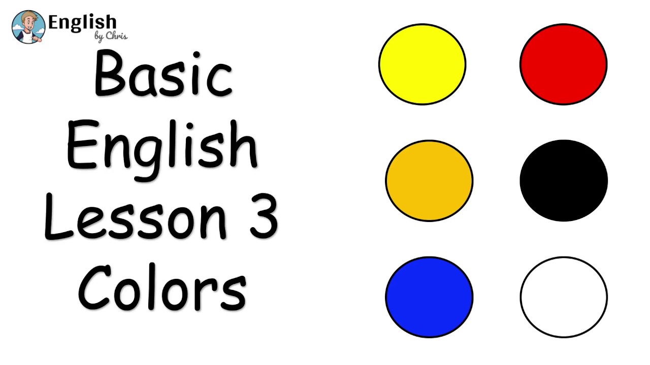 ผู้เริ่มต้น English - Lesson 3 - Colors