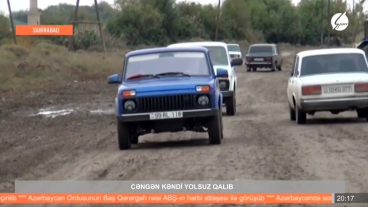 SABİRABAD RAYONUN CƏNGƏN KƏNDİ. YOLLAR BƏRBAD VƏZİYYƏTDƏDİR.#spacetv #salyan #sabirabad