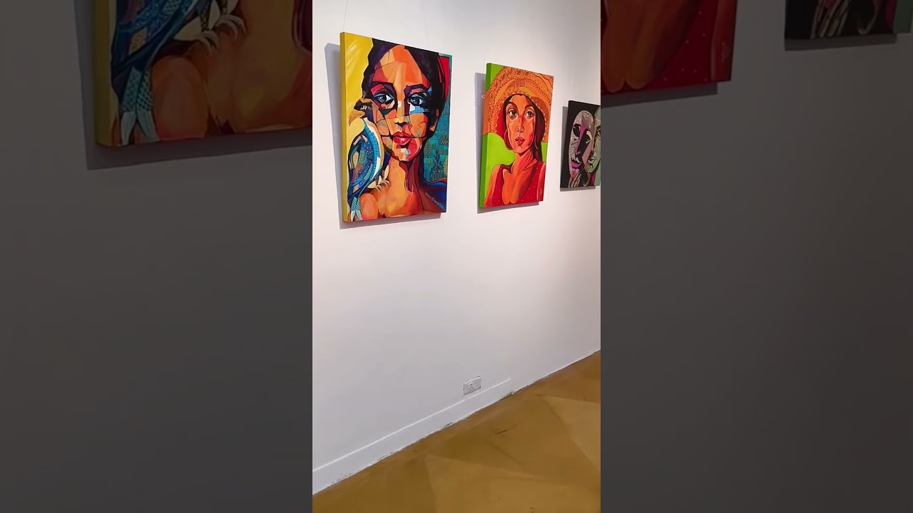 new exhibition at Visual art gallery #indiahabitatcentre #delhi #artblog
