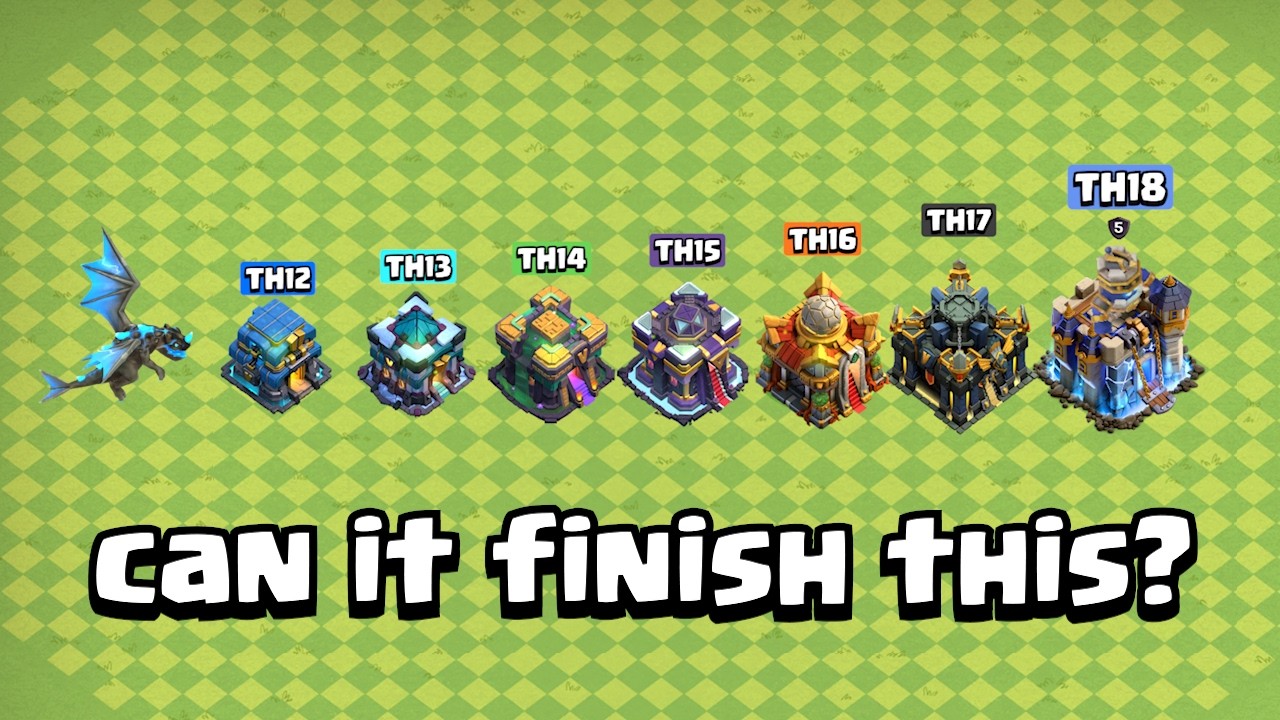 50 Troops VS Every Town Hall Defense | Clash of Clans