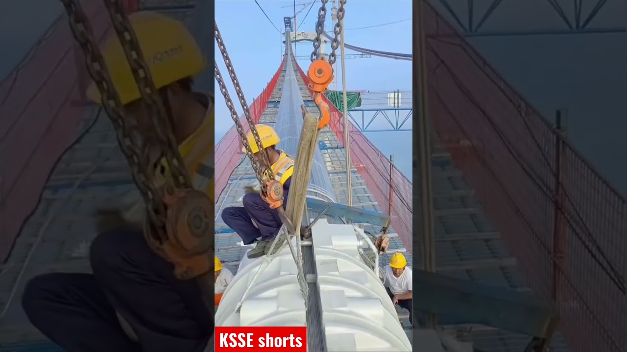 Bridge cable coupling technology (Grip) #innovation #learning #bridge #subscribe