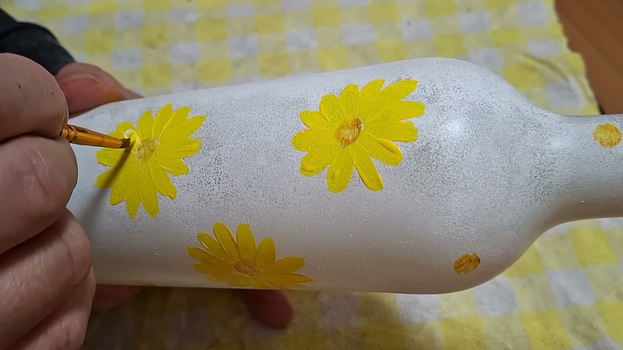 긴 빈병 병공예 만들어 보기 DIY Crafts #병공예
