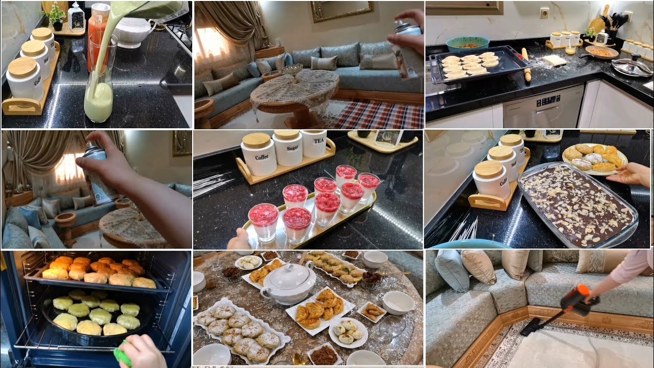 روتين رمضاني ديال الضيافة🌙وجدت طبيلة متنوعة🥰جربي ليا هاد تحلية خطيرة😋بسيطلات دجاج بطريقة ساهلة🥰
