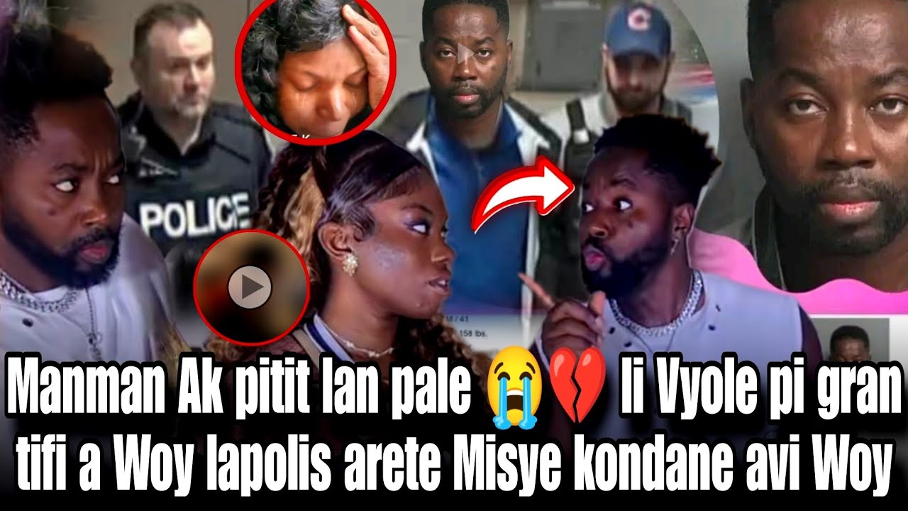 Manman Ak pitit lan pale 😭💔 li Vyole pi gran tifi a Woy lopolis arete Misye mezanmi yap kondanel avi