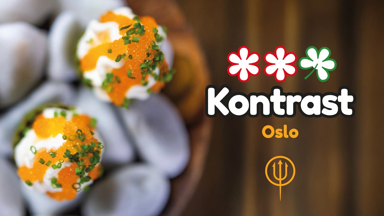 KONTRAST a Oslo ⭐⭐🍀  VALE DAVVERO  2 stelle Michelin? 🇳🇴