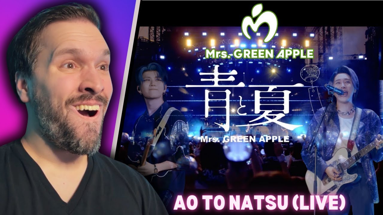 J-ROCK FAN Reacts To Mrs. GREEN APPLE – Ao To Natsu(第75回NHK紅白歌合戦 歌唱曲)【LIVE from ゼンジン未到とヴェルトラウム〜銘銘編〜】