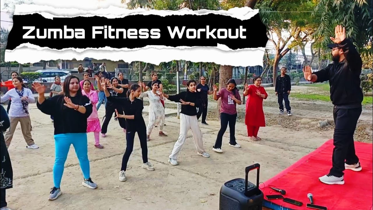 Outdoor Zumba Session 💃🔥 | RC Dance & Fitness Studio | Feel The Energy in Open Air 🌞
