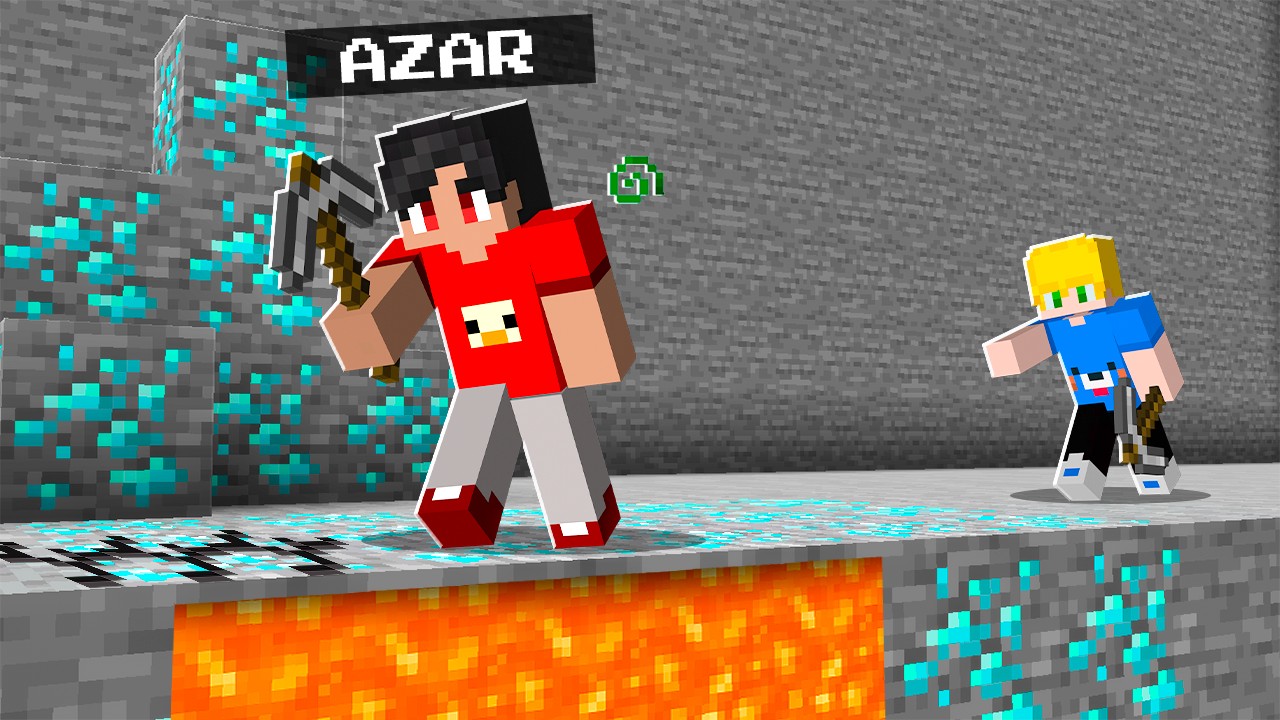 Trolei meu AMIGO com AZAR no Minecraft!
