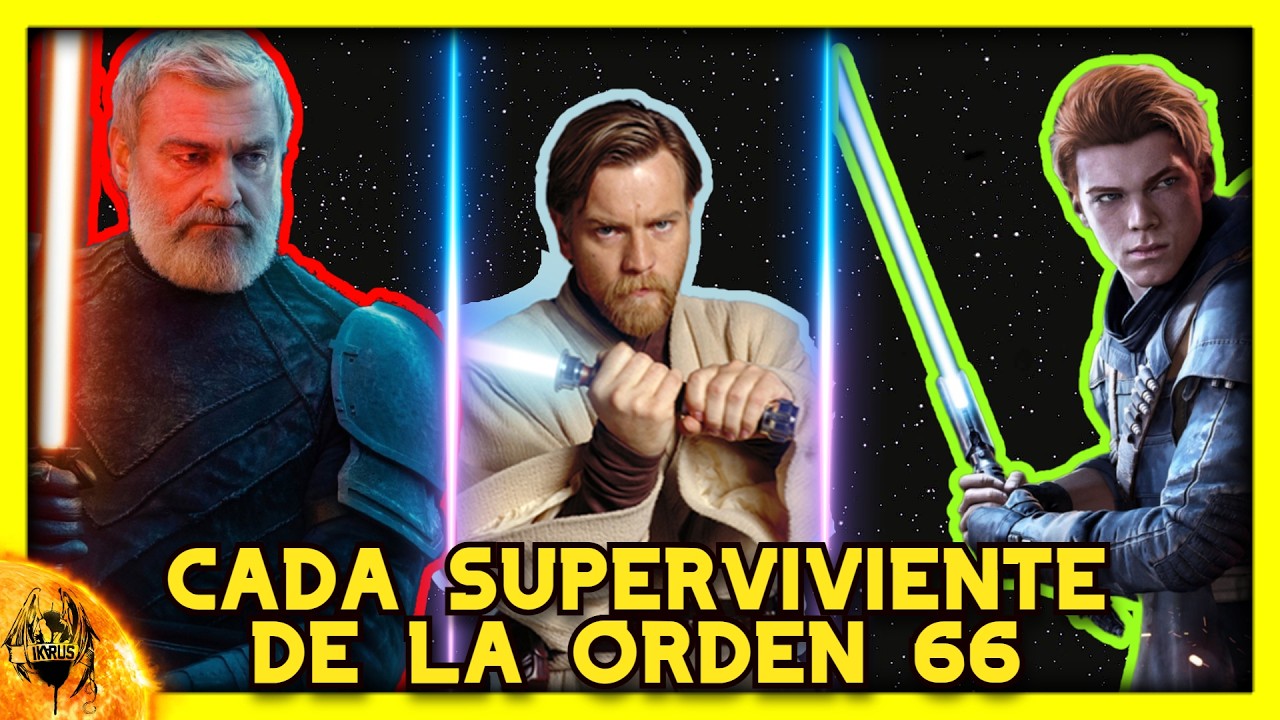 Todos los JEDI que SOBREVIVIERON a la Orden 66 (2025) | Star Wars Canon