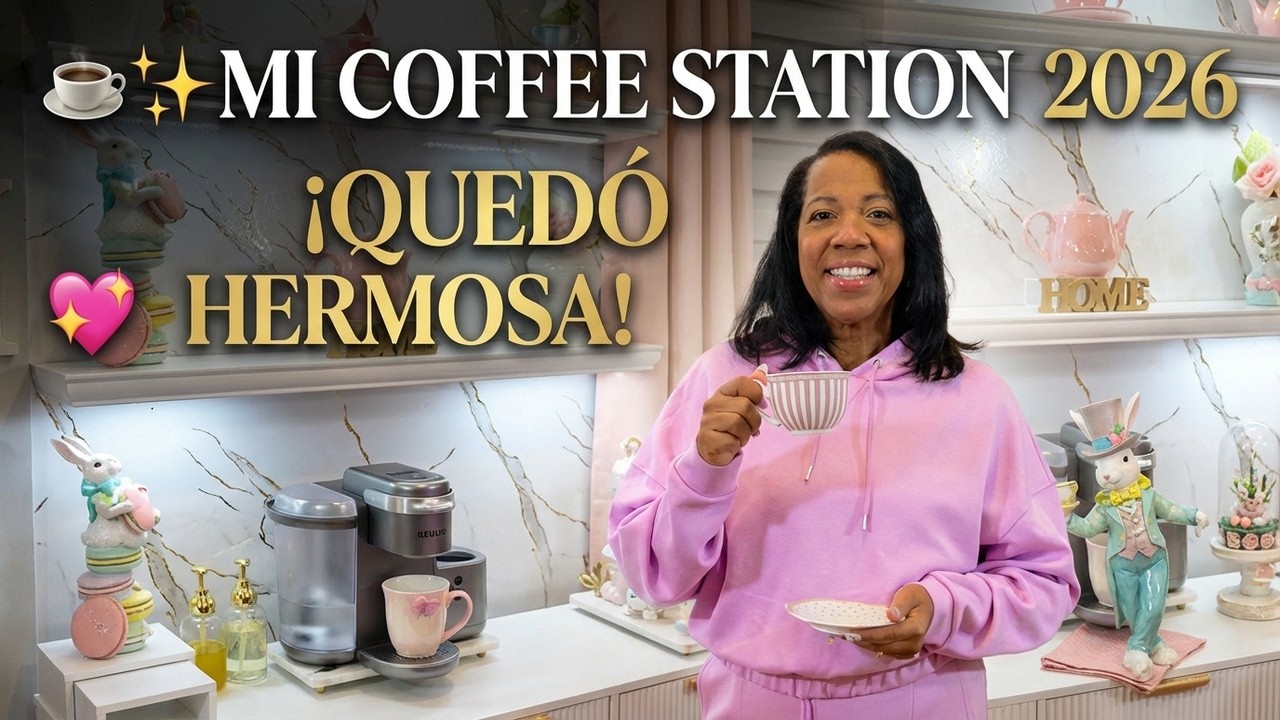 ✨ Coffee Station 2026 | Decoración Coquette para Cocina 🐰☕ | Lily Home Decor