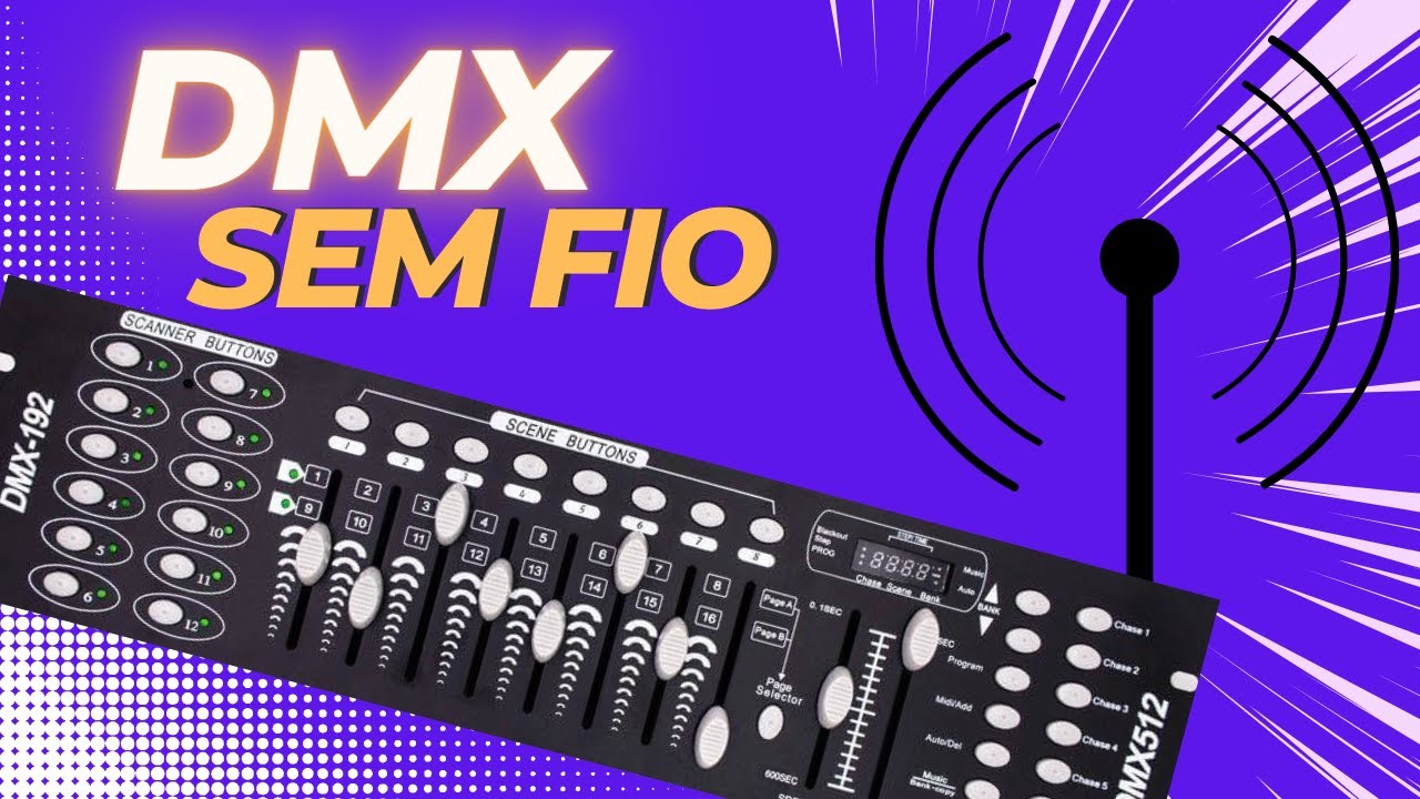 DMX Sem Fio - Alien DMX Wireless 2.4G