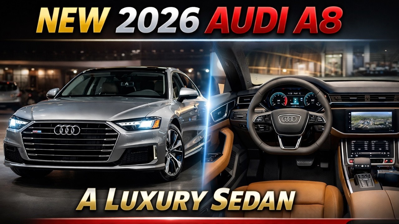 New 2026 Audi A8 – A Luxury Sedan Interior & Exterior Walkaround
