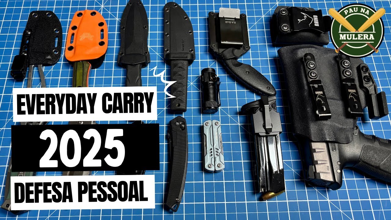 EVERYDAY CARRY DE 2025 - COMO MONTAR UM EDC PRA DEFESA PESSOAL?