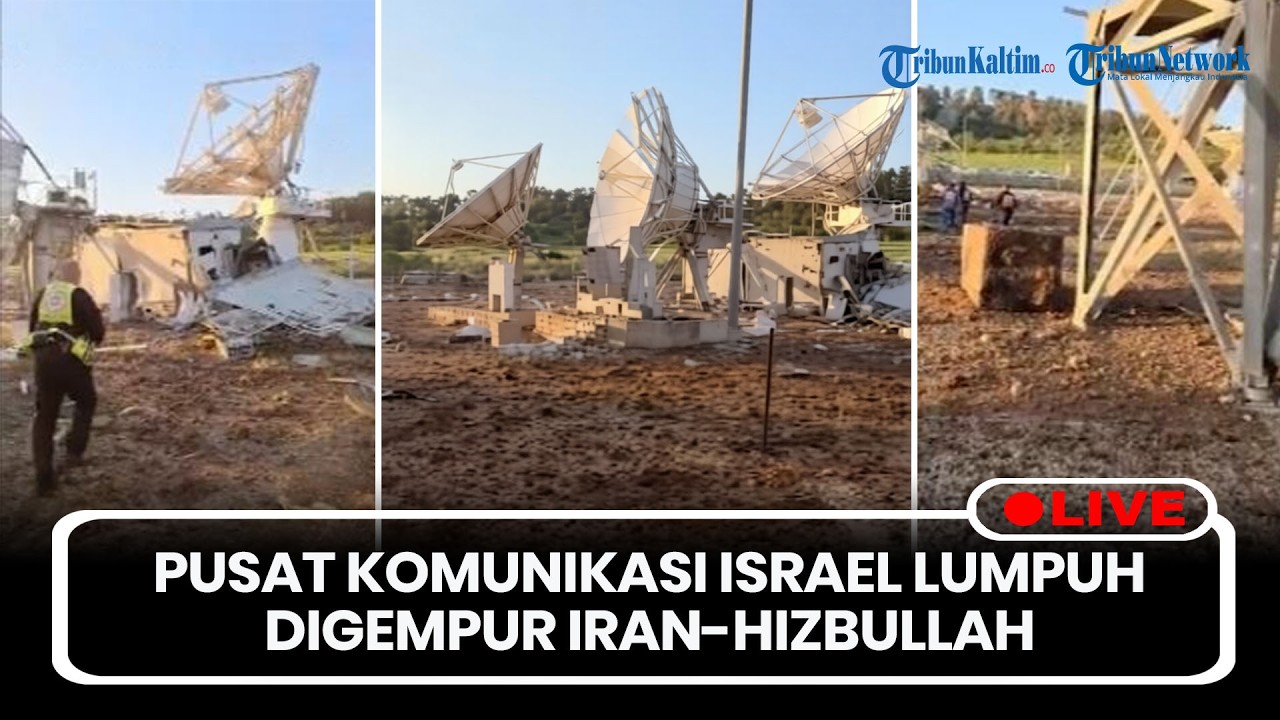 🔴LIVE: Pusat Komunikasi Israel Diserang Iran-Hizbullah, Jaringan Jet Tempur IDF Lumpuh