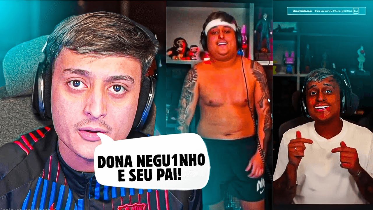 DONA NÃO AGUENTOU REAGINDO TENTE NÃO RIR KKKKKKKKKK