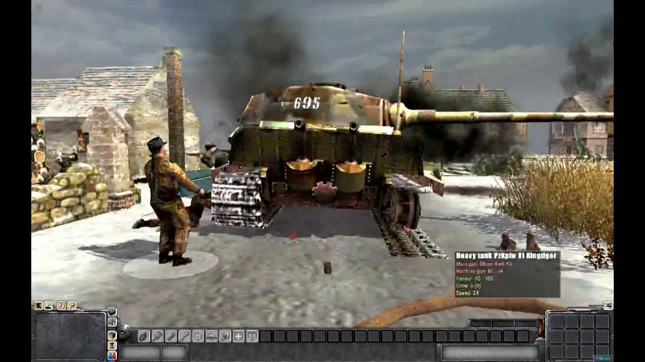 MEN OF WAR (PC): Kampfgruppe Peipers' Last Stand - December 28th 1944 - La Glaize