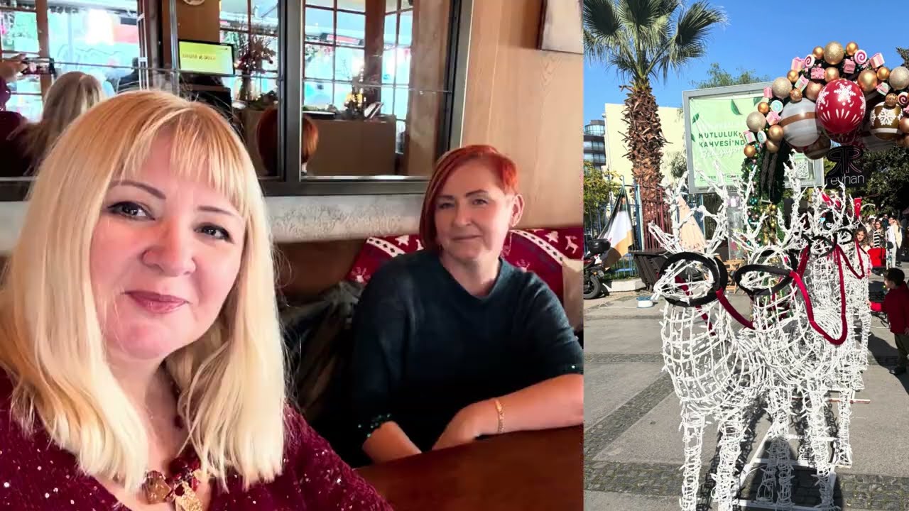 Вязальная встреча с Леной/Предновогодняя ярмарка в центре Измира/ #вязание #ярмарка 