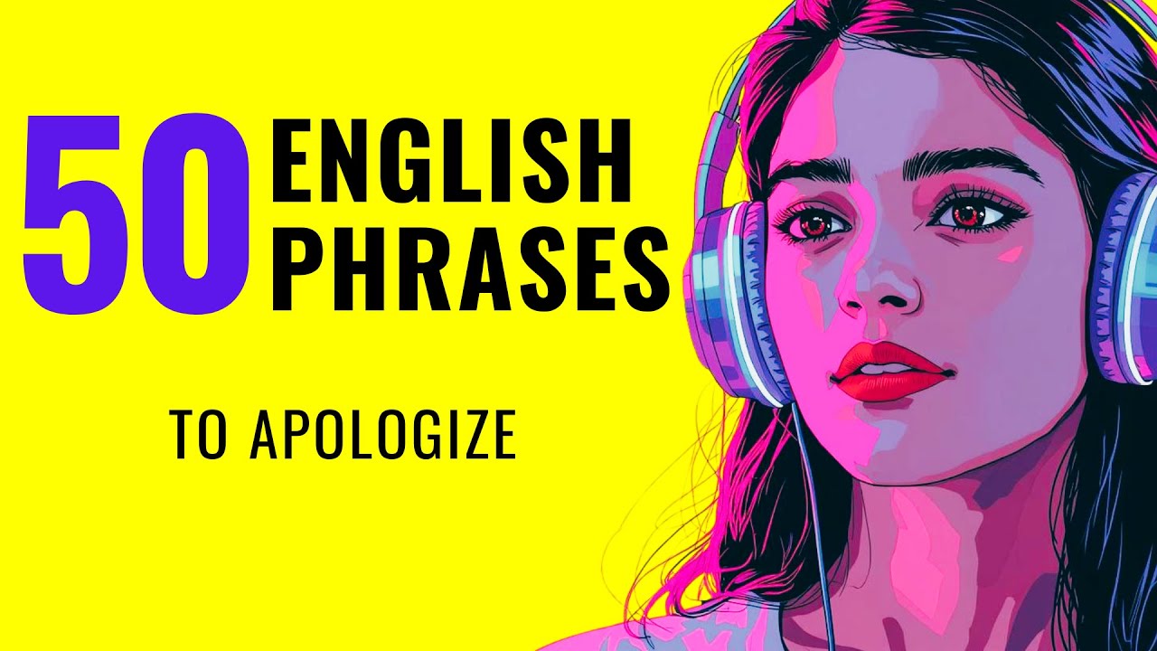 50 English Phrases to Apologize | Slow Listening & Speaking Practice (A1–A2)