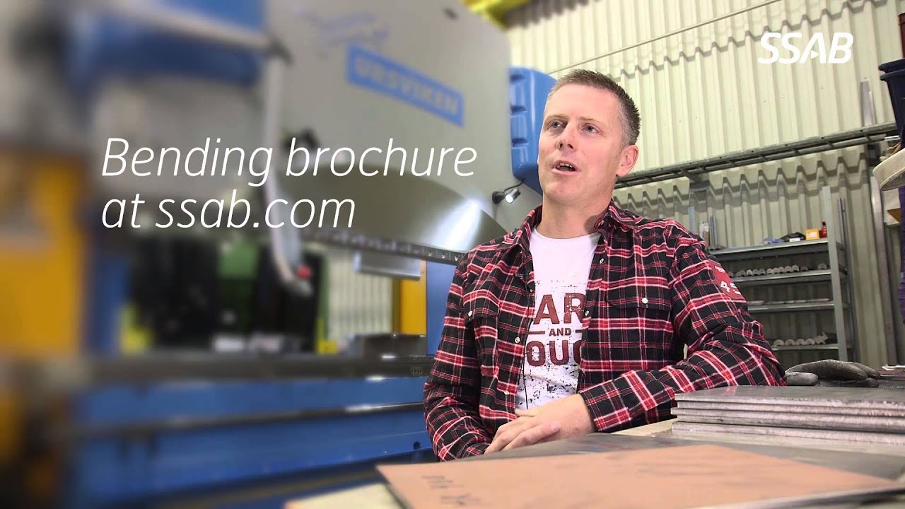 What press forces are expected when bending high strength steel?