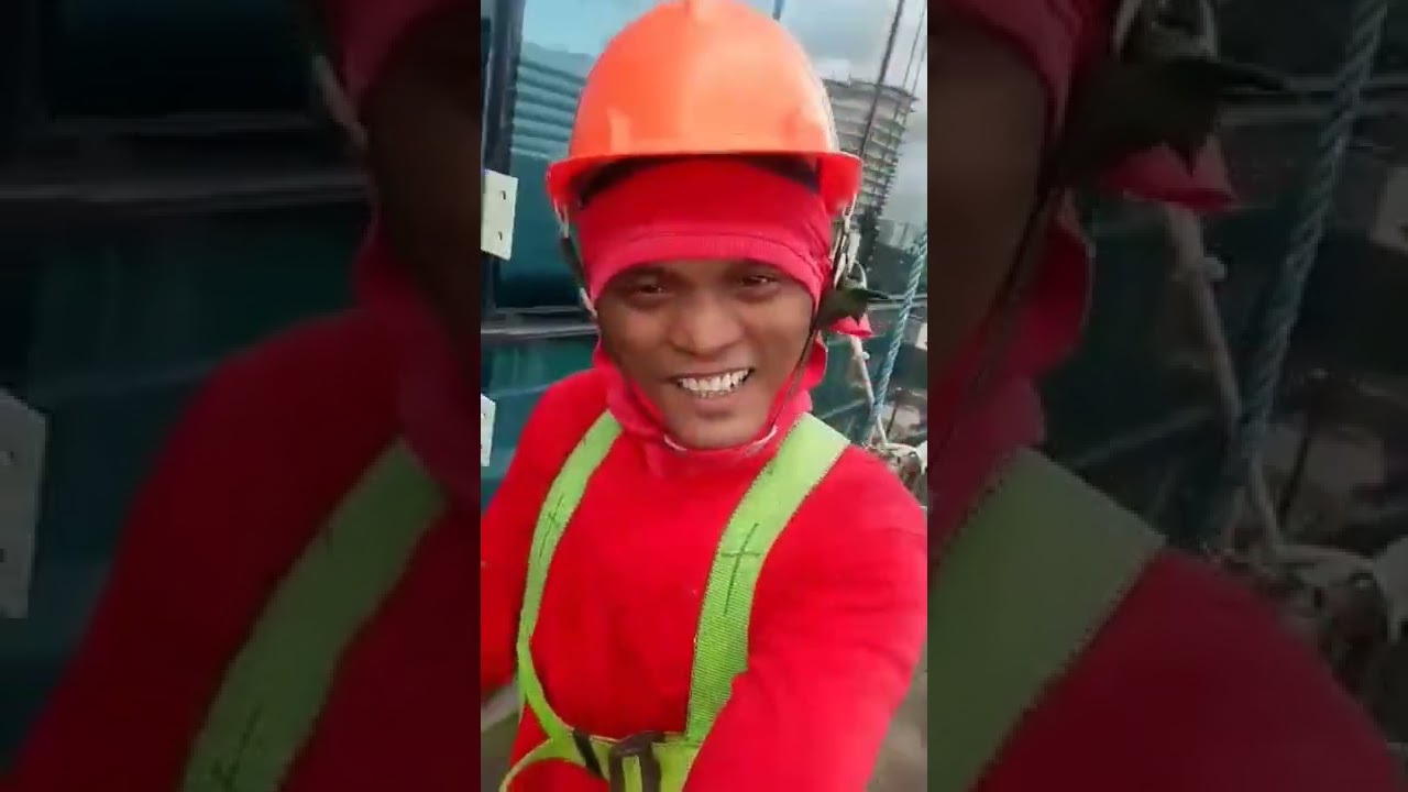 Installation of Fins @22nd Floor...(Unitized Curtain Wall Design