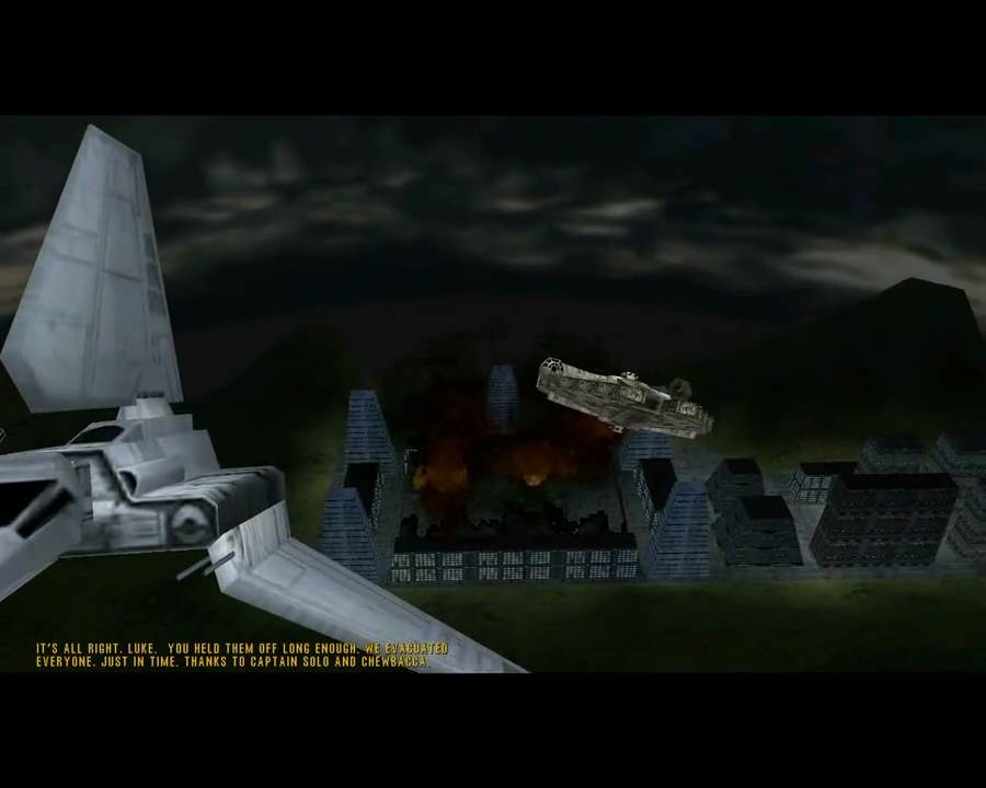 Star Wars: Rogue Squadron - Mission 4 - 'Defection at Corellia' - gameplay