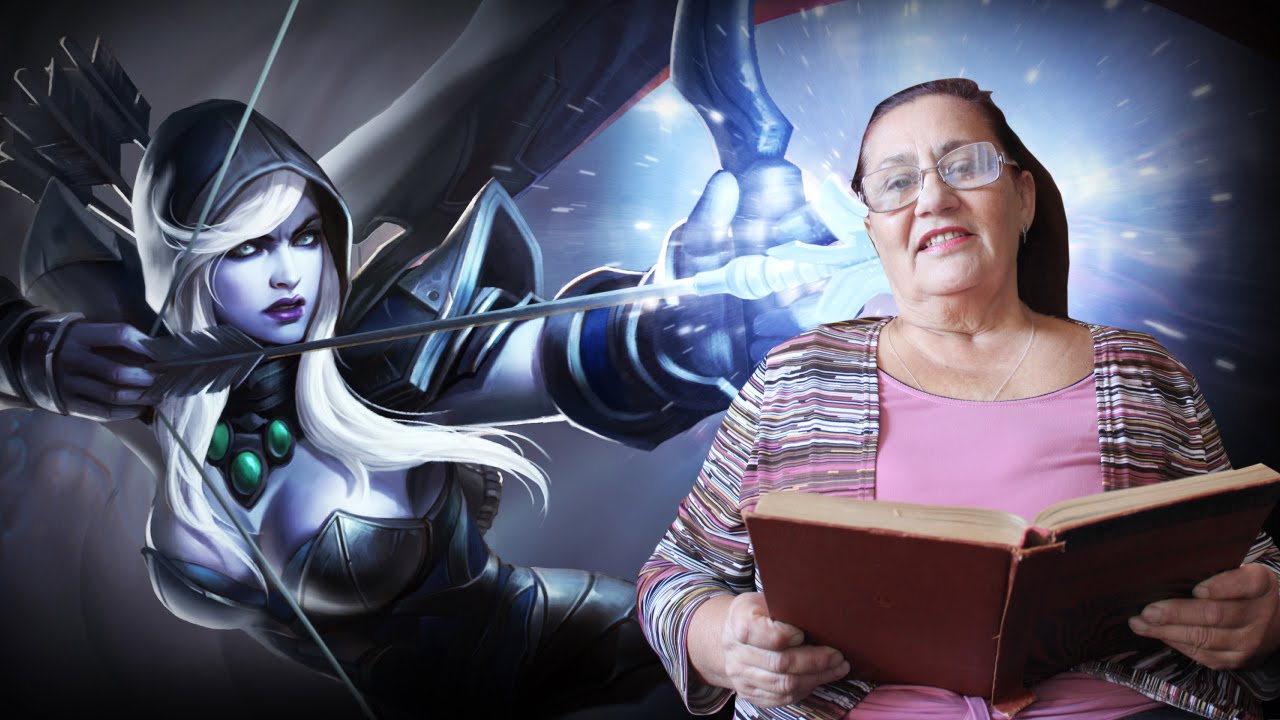 СКАЗКА ПРО ТРАКСУ (DROW RANGER STORY)!!!