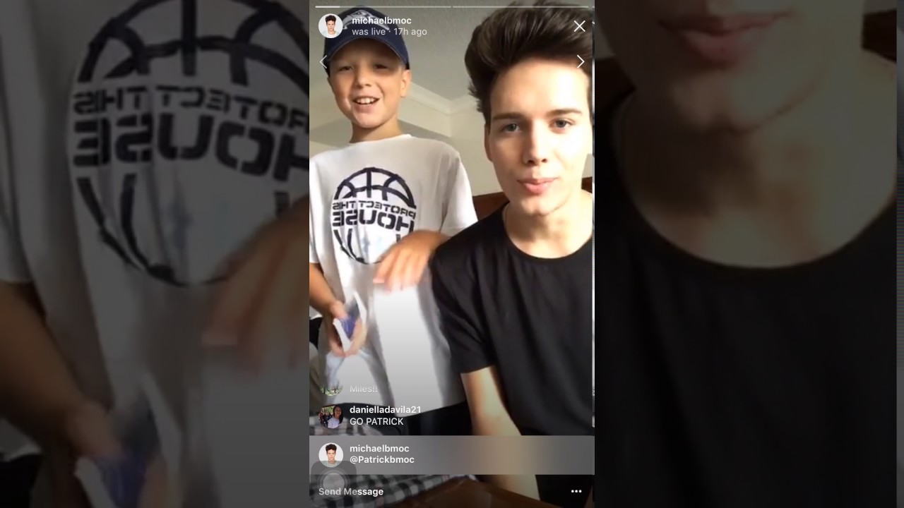 Michael Conor Instagram Live (08.02.17) ABC Boy Band
