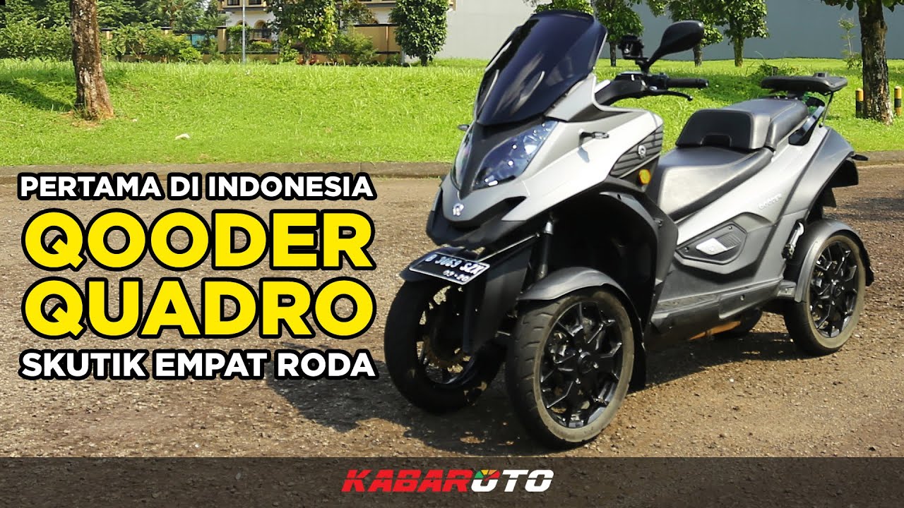 Test Ride Qooder Quadro, Skuter 4 Roda Pertama Di Indonesia