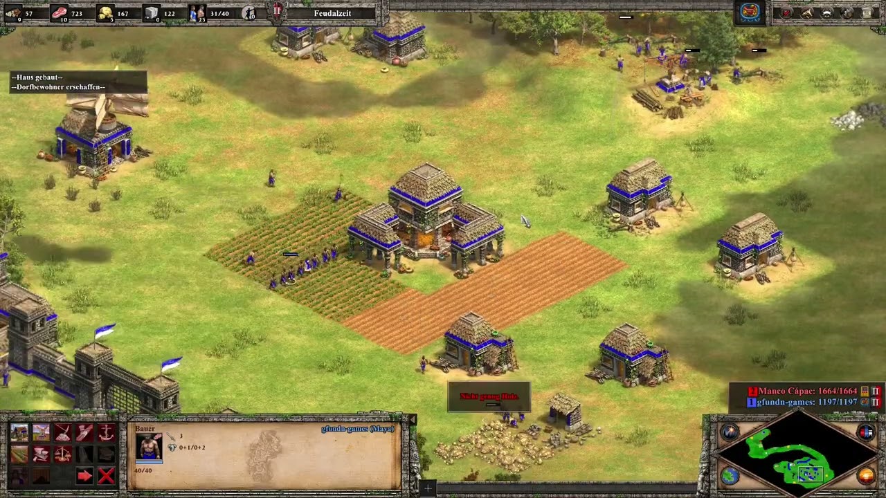Maya vs Inka - Age of Empires 2 * Gefecht schwer