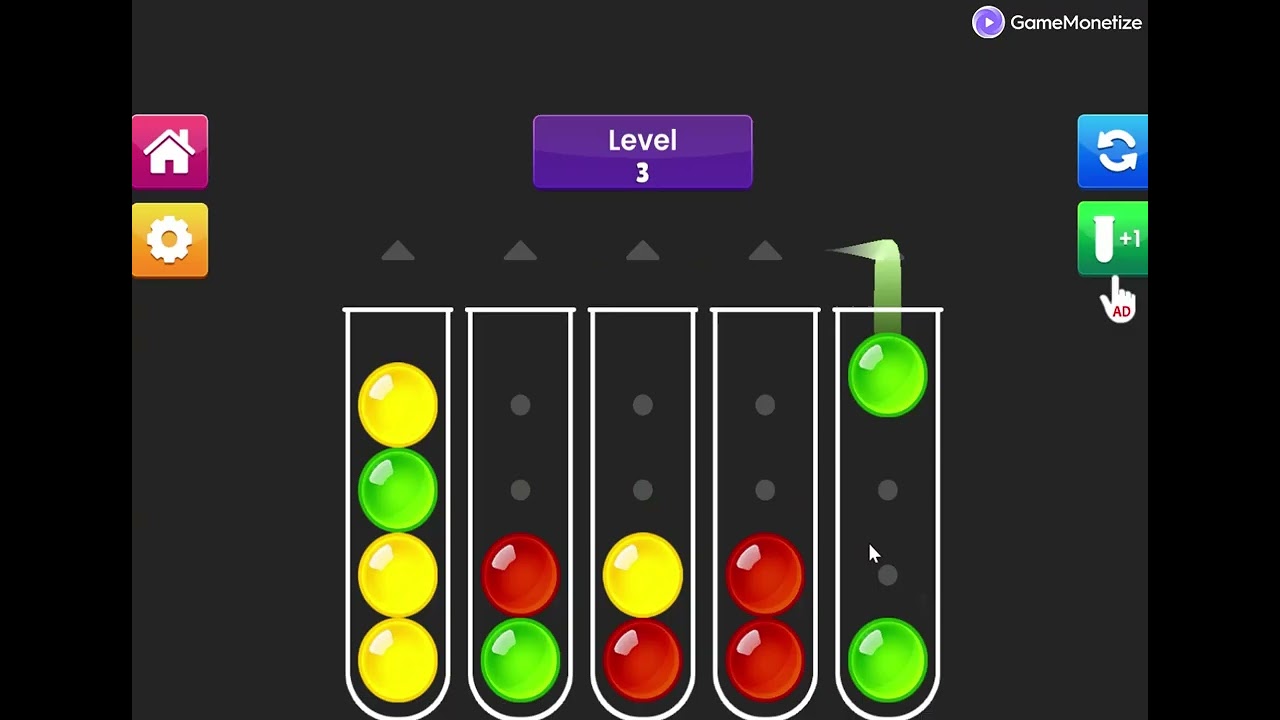 Water & Ball Sorting Puzzle Walkthrough