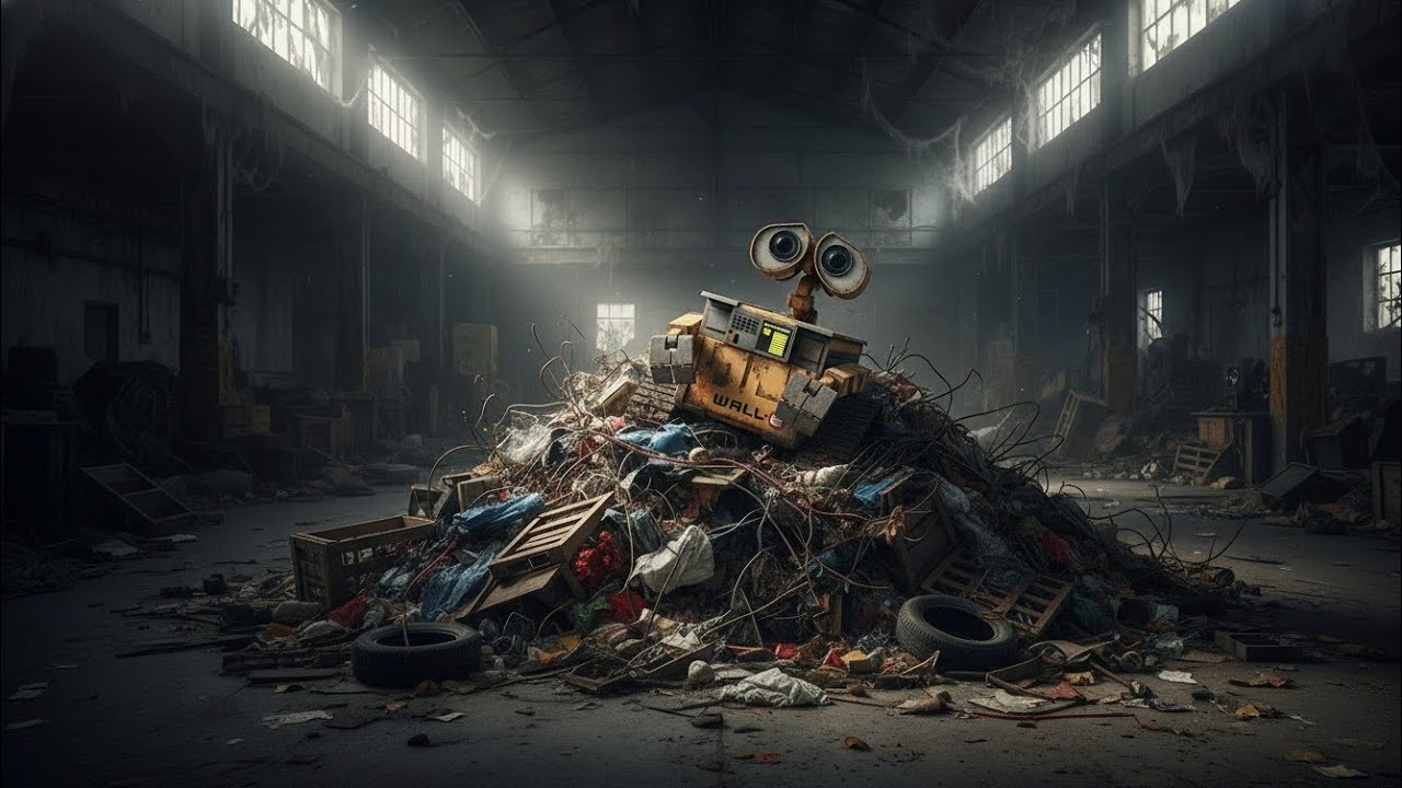 ASMR Robot Restoration | Burned WALL•E Found in a Warehouse | Full ASMR Restoration Process