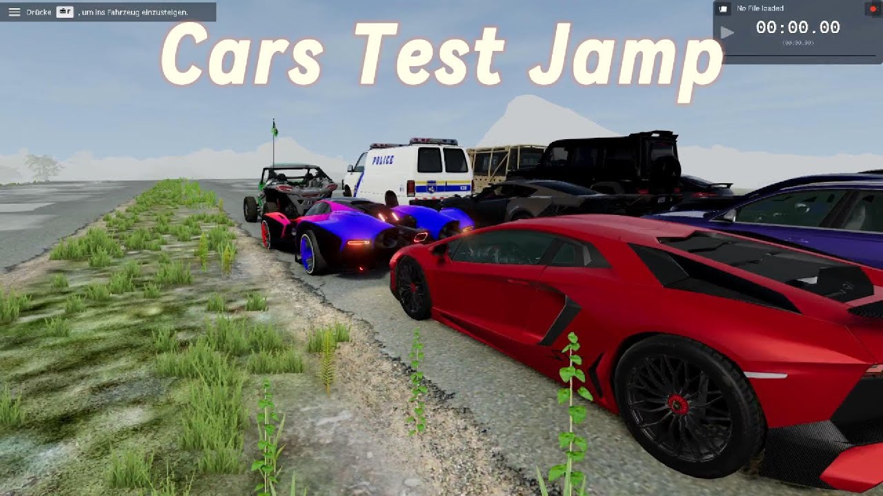 Cars Test Jamp !!! #beamngdrive