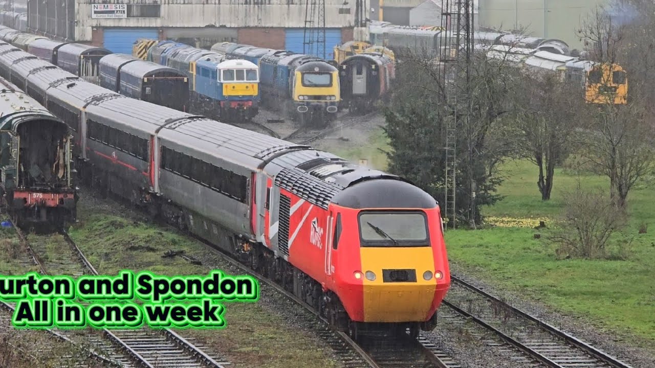 From Wet Monday to Sunny Friday. Rail movements caught this week.