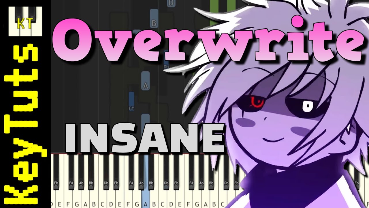 Overwrite [XChara’s Theme from Underverse] - Insane Mode [Piano Tutorial] (Synthesia)