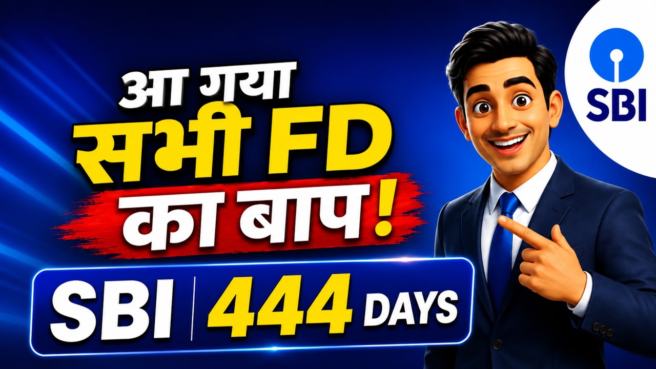 SBI Amrit Vrishti FD 444 Days 2026 | Latest Interest Rate & Return | FD Investors Update