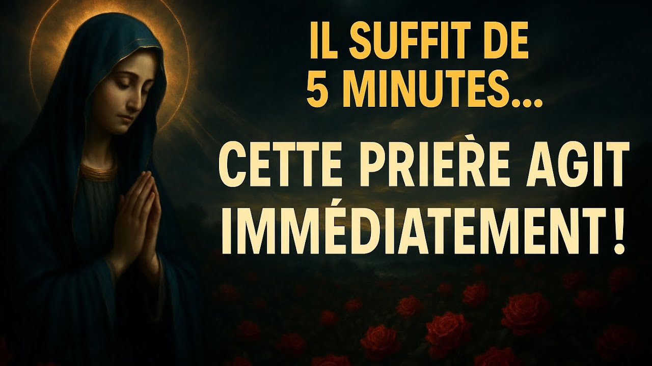 ✨ Fais cette PRIÈRE à la VIERGE MARIE JUSTE 5 MINUTES… et le MIRACLE FRAPPERA en 24H💫