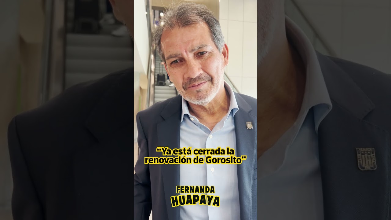 Franco Navarro confirma la RENOVACIÓN de PIPO GOROSITO en ALIANZA LIMA | Fernanda Huapaya