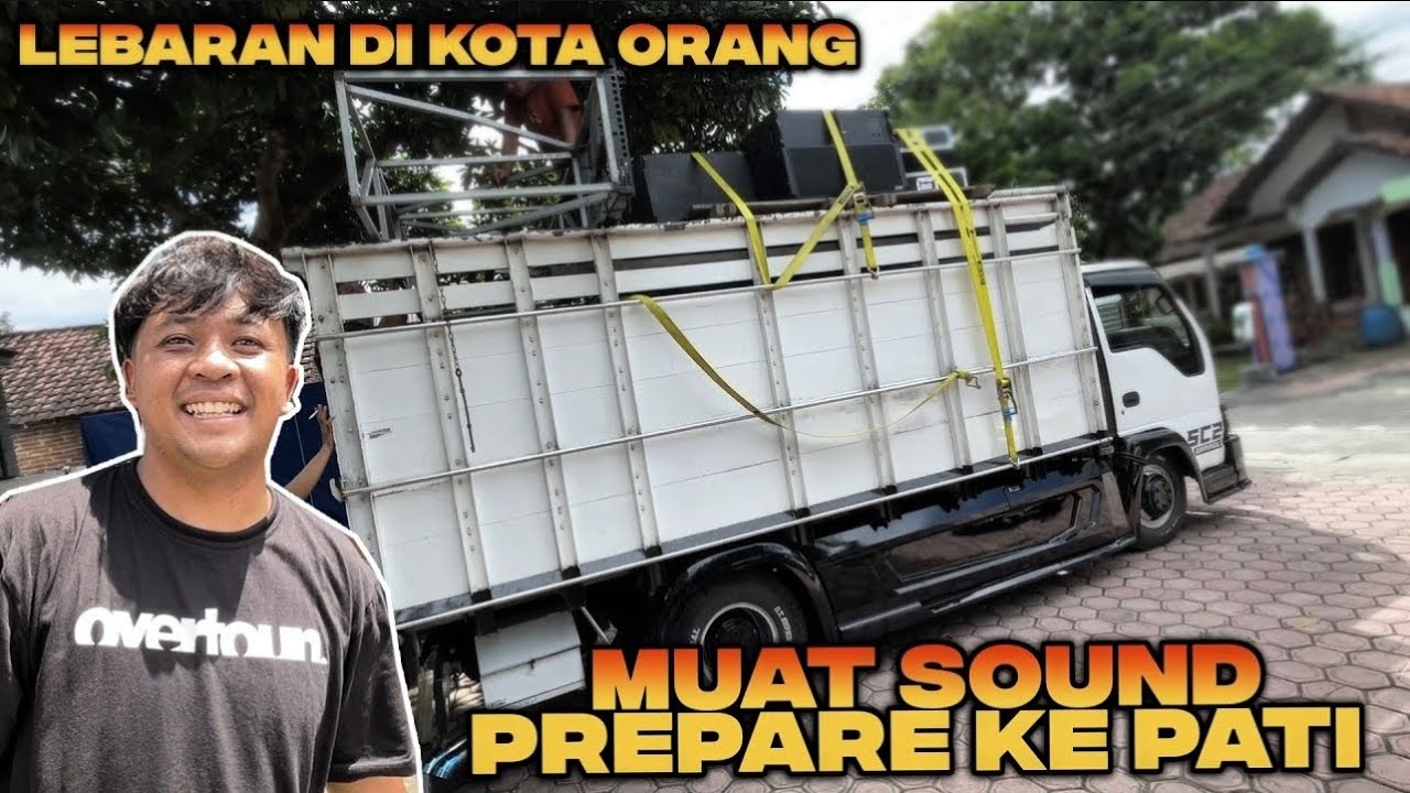 TRUK KIKI CORE MUAT SOUND HOREG PREPARE TAKBIRAN KELILING DI PATI