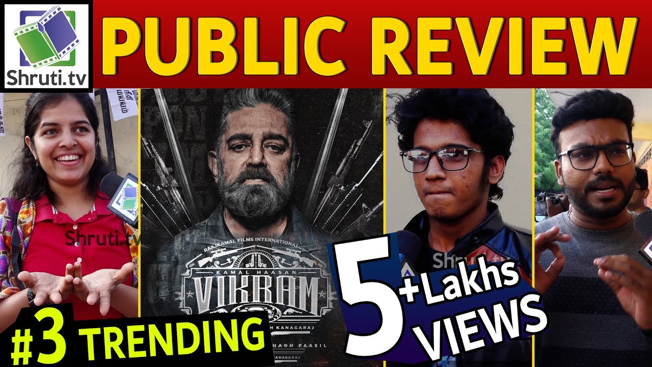 VIKRAM Public Review | Kamal Haasan | VijaySethupathi | Lokesh Kanagaraj | VIKRAM Review