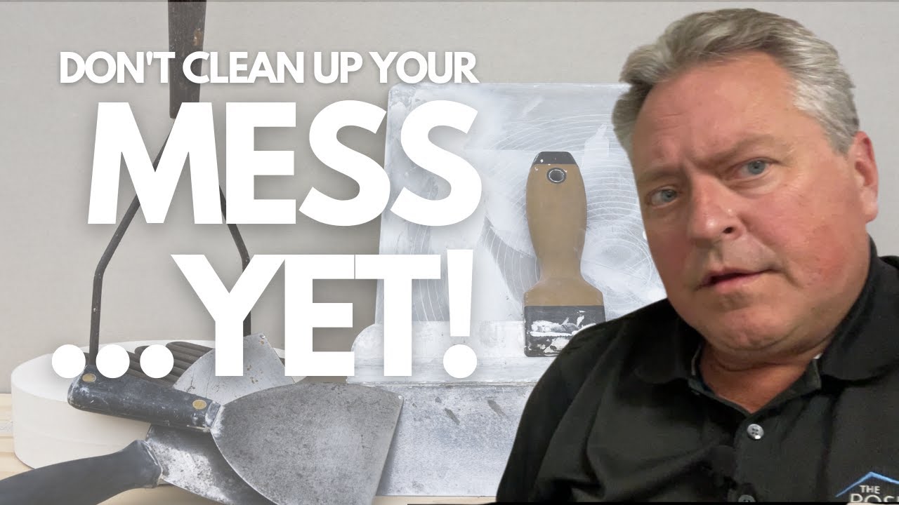 How to Clean Up Your Drywall Mess - BONUS TIP!